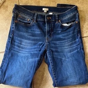 J crew skinny stretch jeans